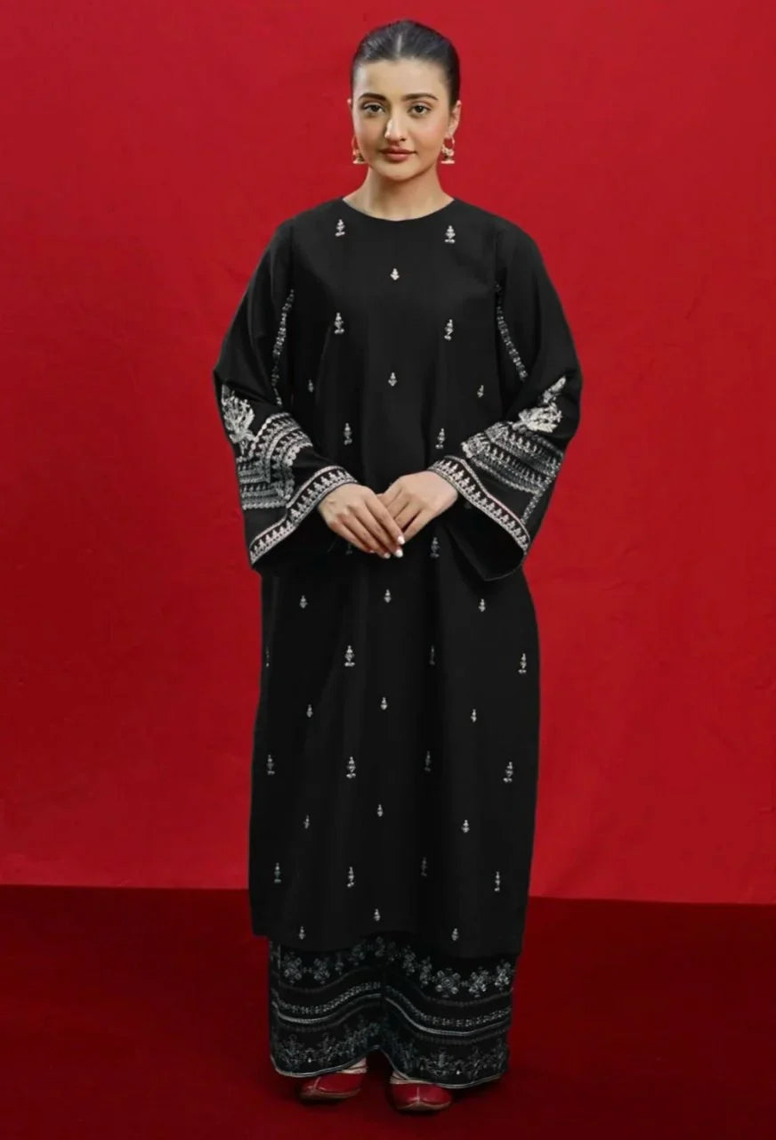 2pc Embroidery lawn  SE 617