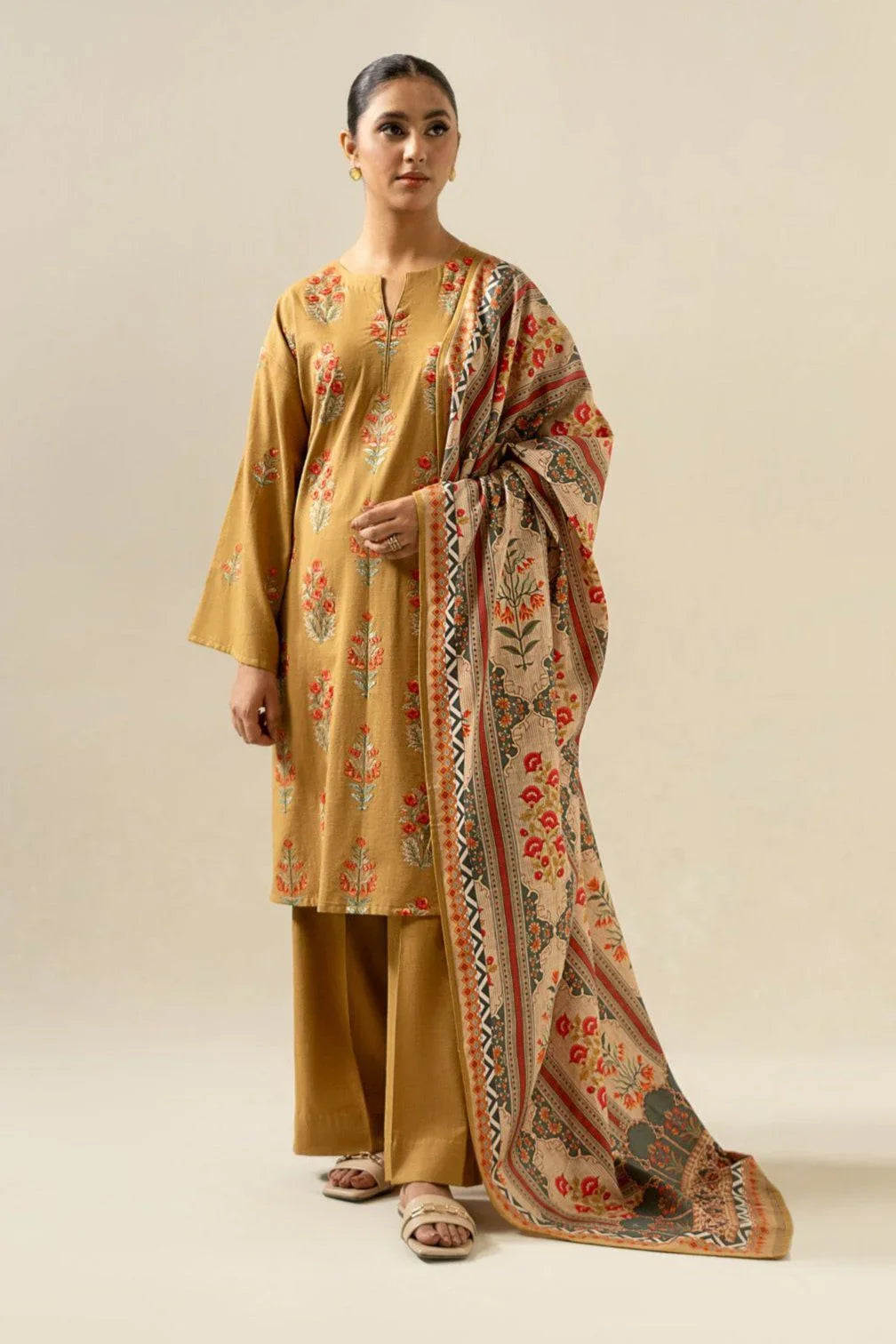 Eid special 3pc emb lawn ES 504