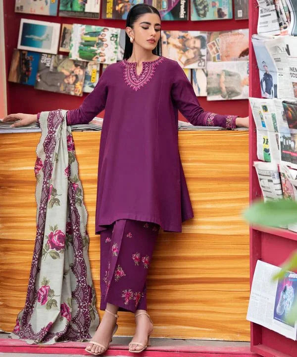Eid special 3pc emb lawn ES 505