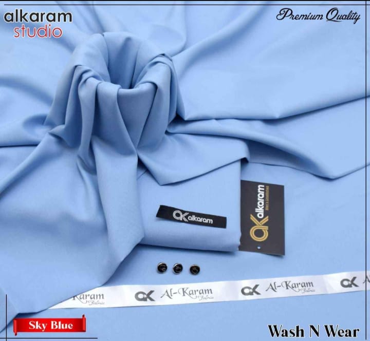 Alkaram Unstitch Premium Wash & Wear AKS 10