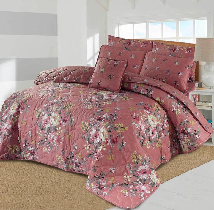 7 Pcs Comforter Set King Size Design KCC 068