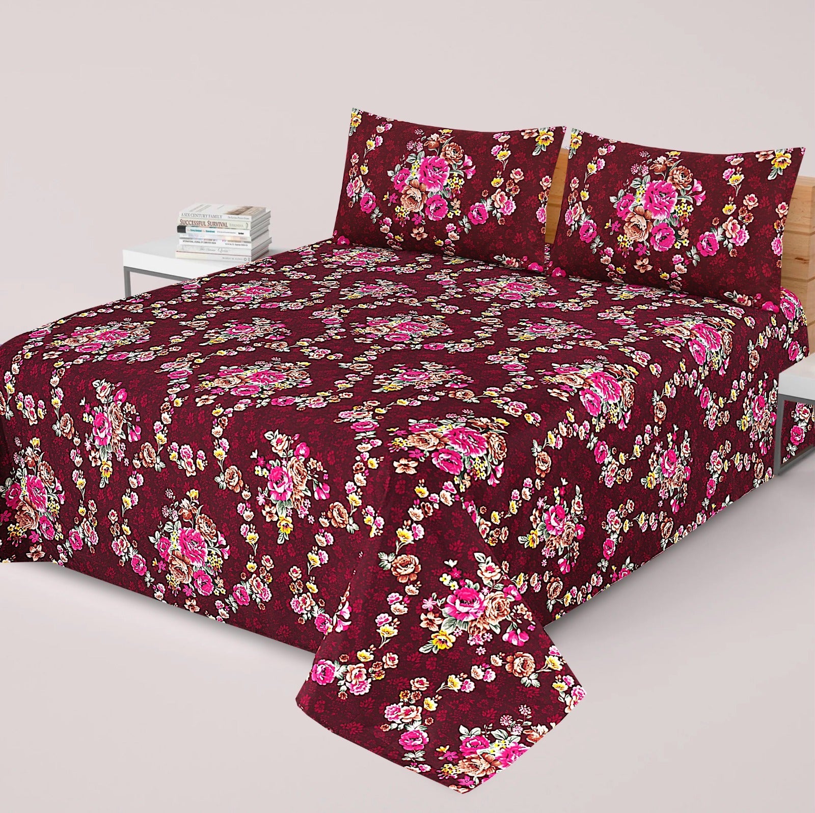 3 Pcs Bed sheet B-294