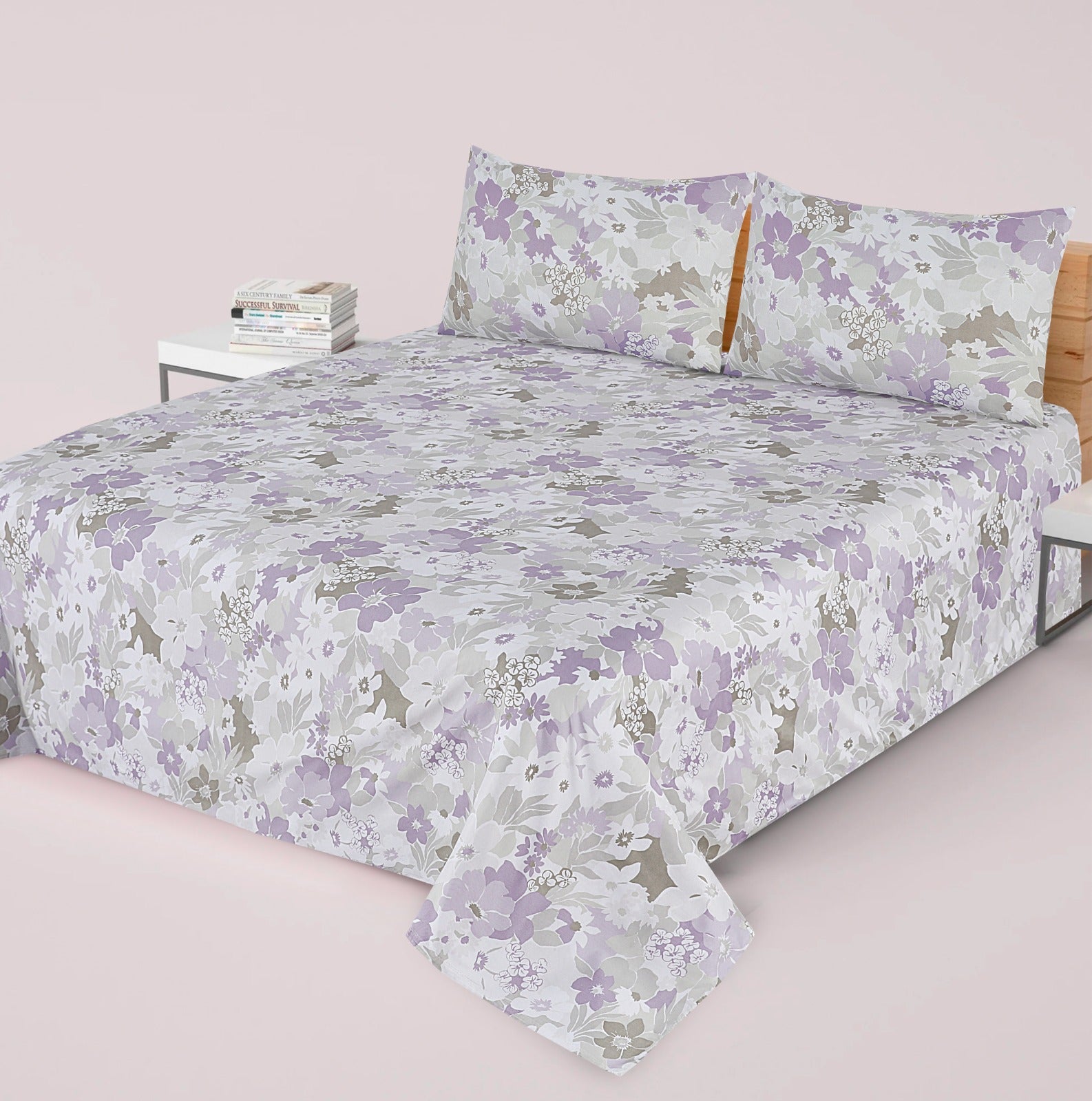 3 Pcs Bed sheet B- 306