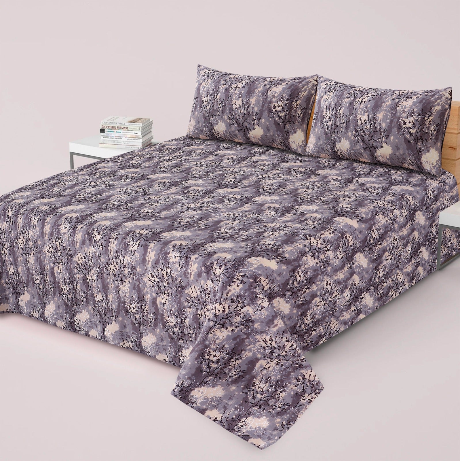 3 Pcs Bed sheet B- 302
