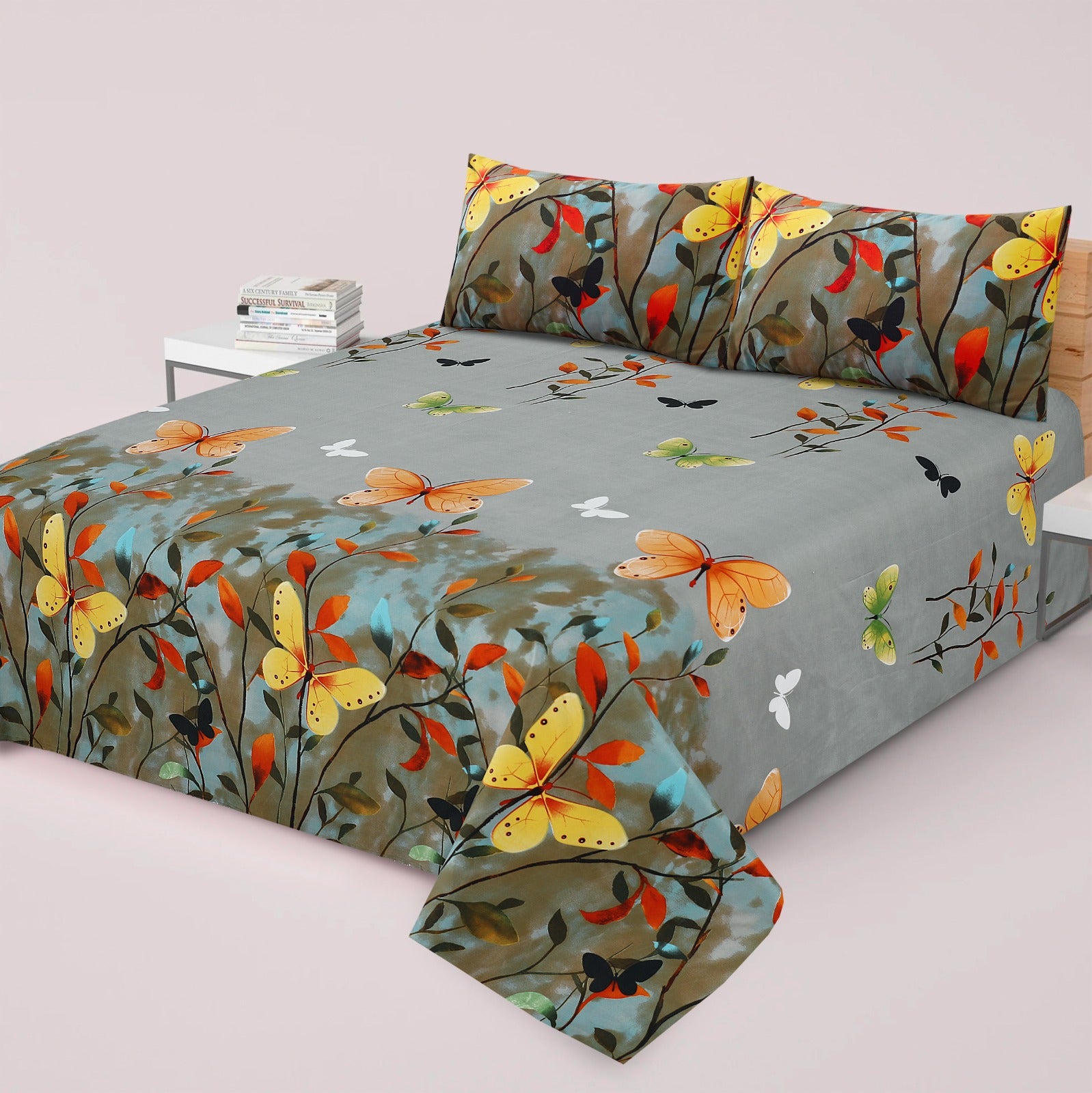 3 Pcs Bed sheet B- 300