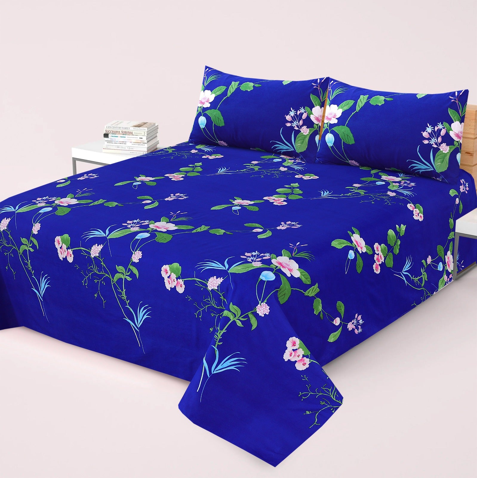 3 Pcs Bed sheet B- 299