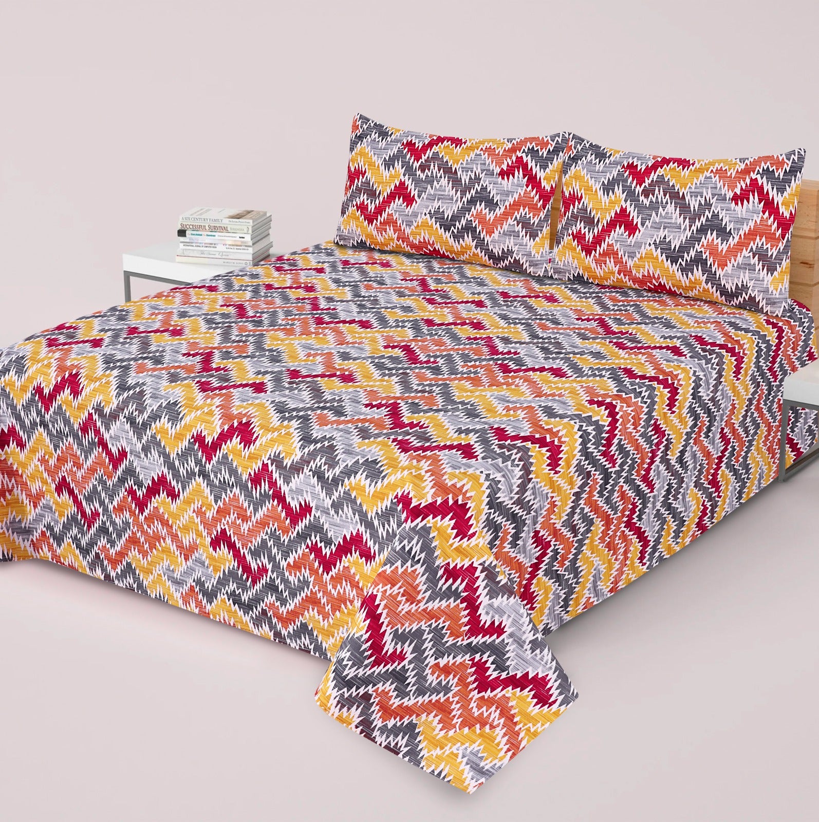 3 Pcs Bed sheet B-298